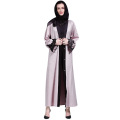 2018 heißer Verkauf muslimische Frauen Kleidung Polyester öffnen Abaya Kimono